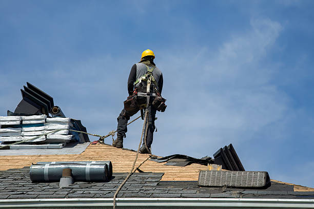 Professional Metal Roofing technician working in Brinkhaven, OH